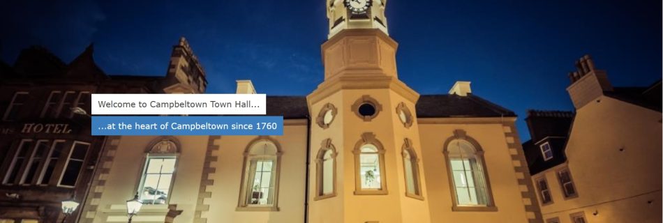 New Campbeltown Town Hall Website