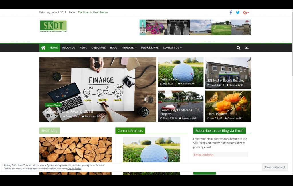 New SKDT website