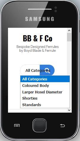 BB&F Co. Golf Club Ferrules.